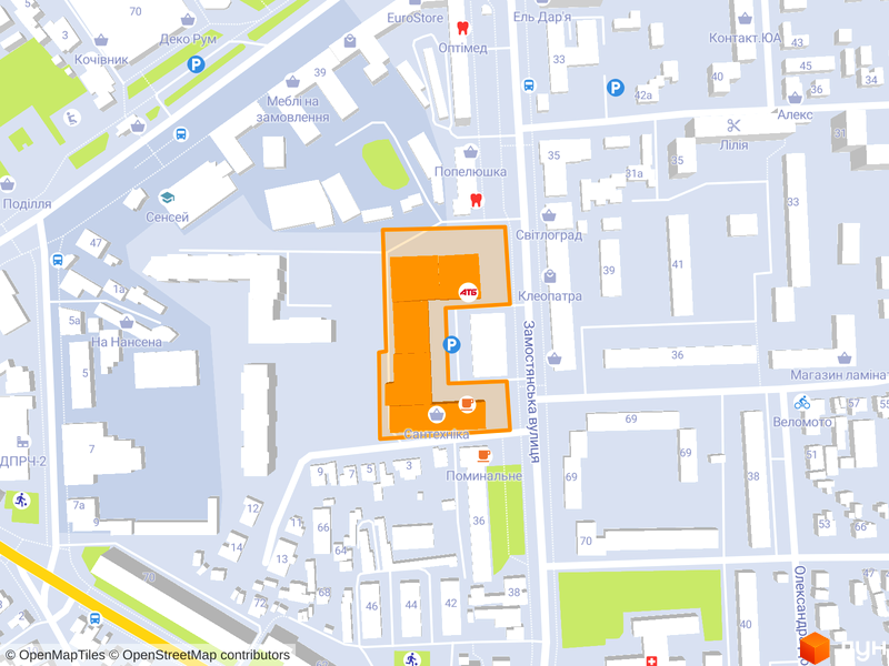 вул. Замостянська (50-річчя Перемоги), 34а