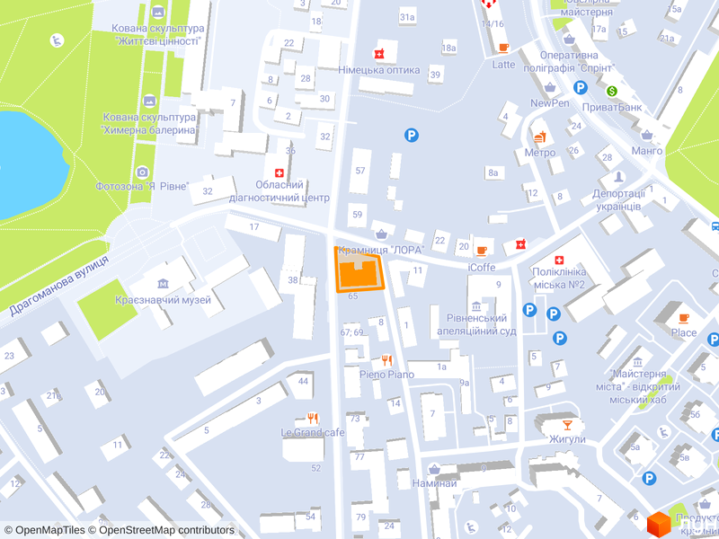 вул. Тиха, 4 / вул. 16-го Липня