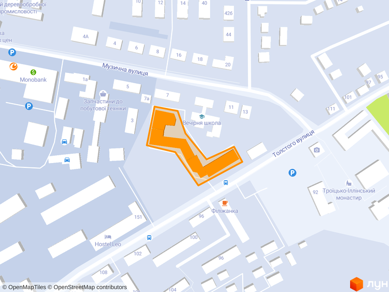 вул. Олександра Довженка (Толстого), 125а