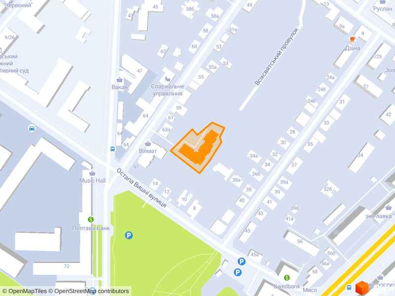 вул. В'ячеслава Чорновола (Куйбишева), 36в