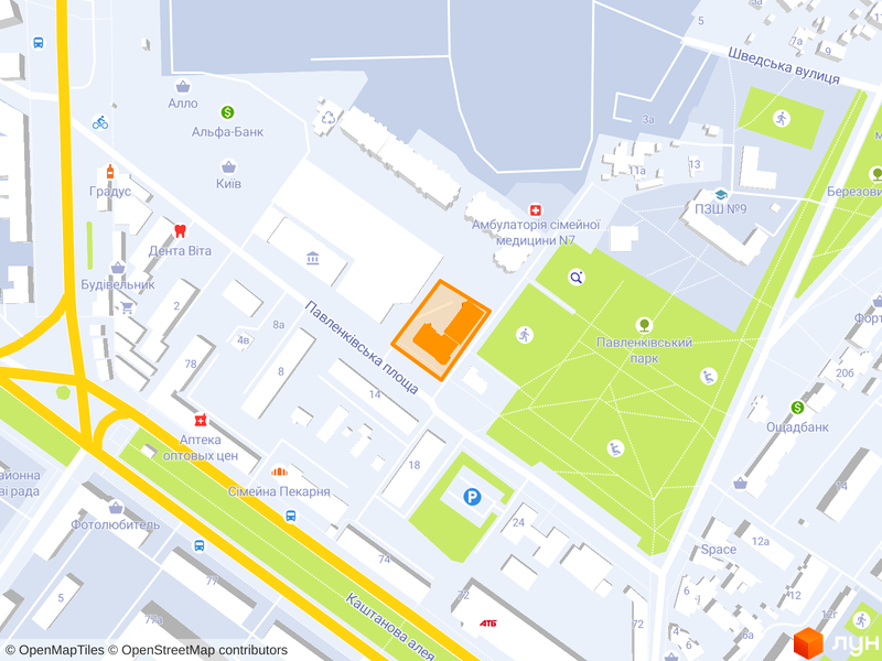 Павленківська площа, 3б