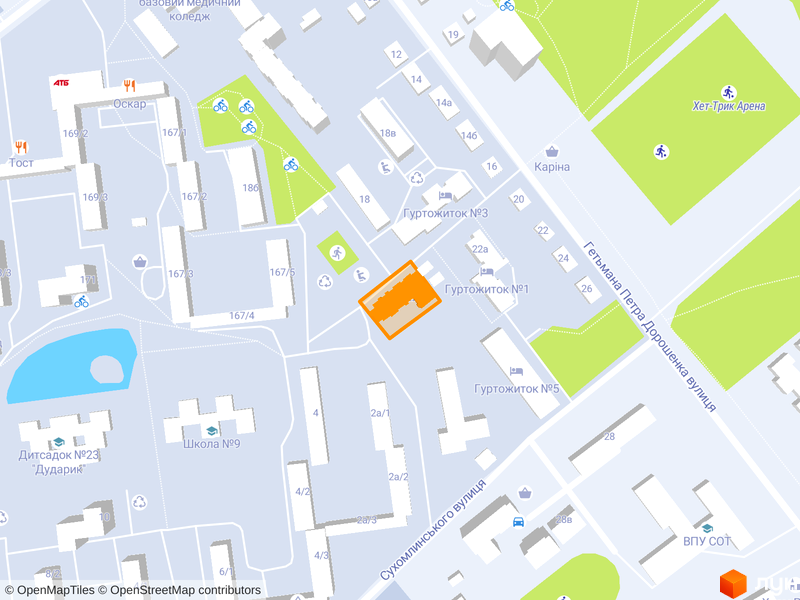 ул. Гетьмана Дорошенко, 22а