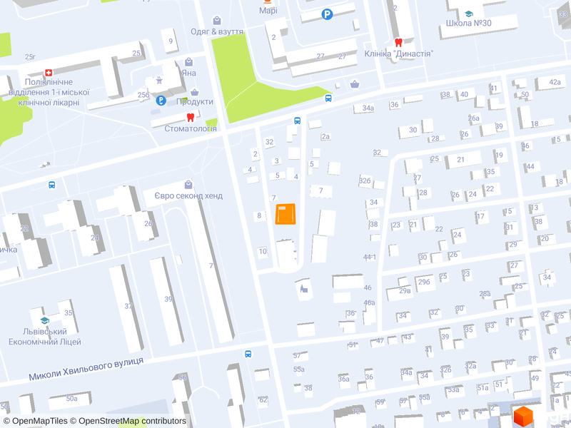 вул. Ільмова, 7, 9, вул. Колоскова, 4