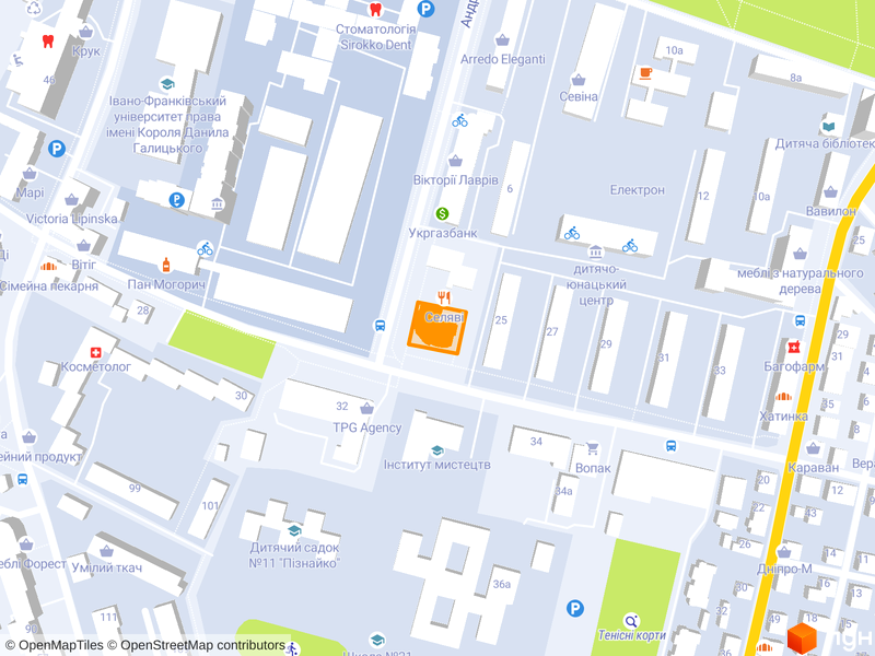 вул. Української Перемоги (Сахарова), 25а