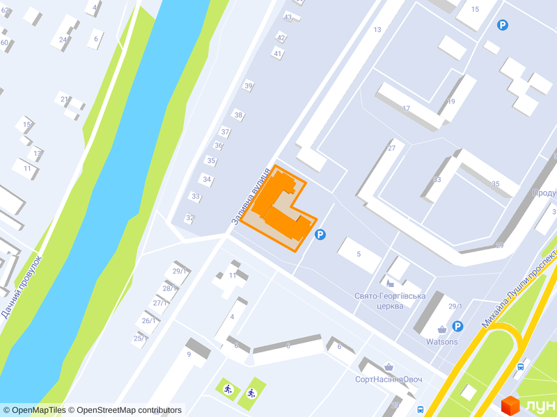 вул. Збройних Сил України (Інтернаціоналістів), 1