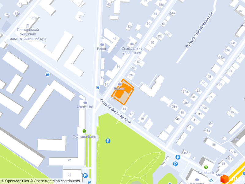 вул. Раїси Кириченко, 65