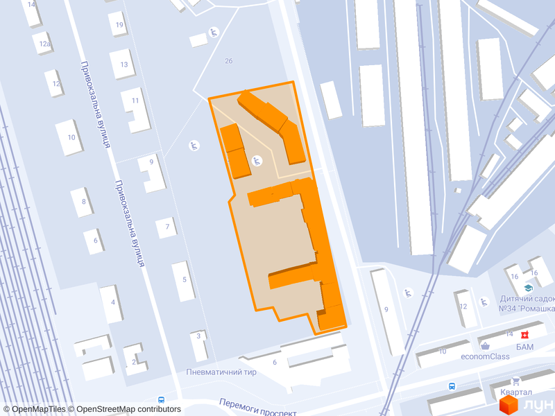 вул. Жабинського, 2д, 2в, 2е