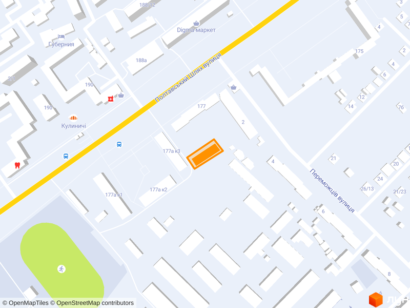 ул. Полтавский Шлях, 177в