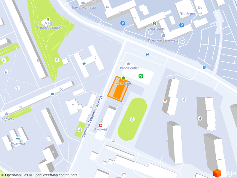 вул. Туманяна, 1а