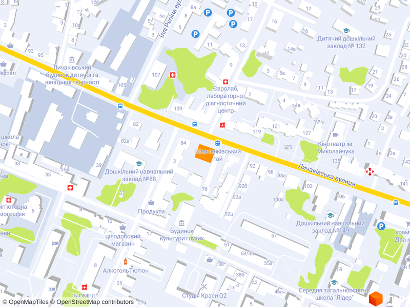 вул. Личаківська, 84-88