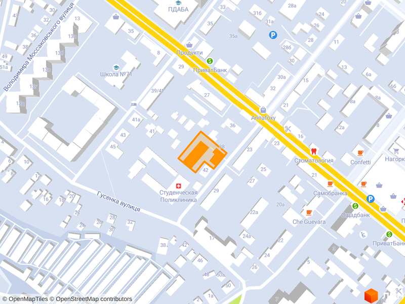 вул. Гончара, 38-42