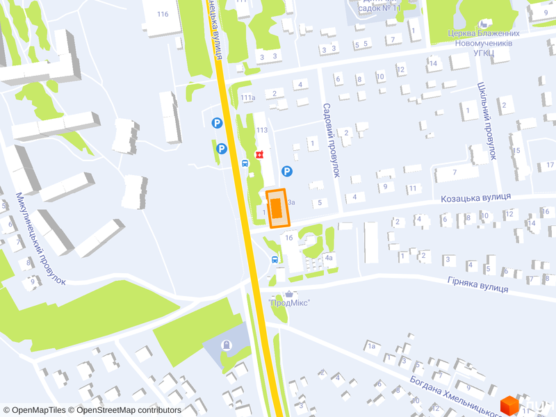 ул. Казацкая, 1