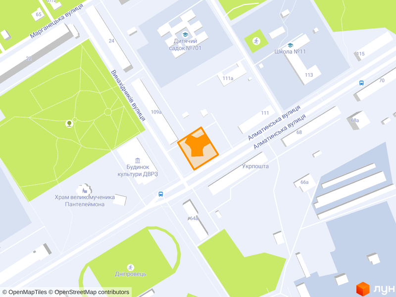 вул. Алма-Атинська, 109б