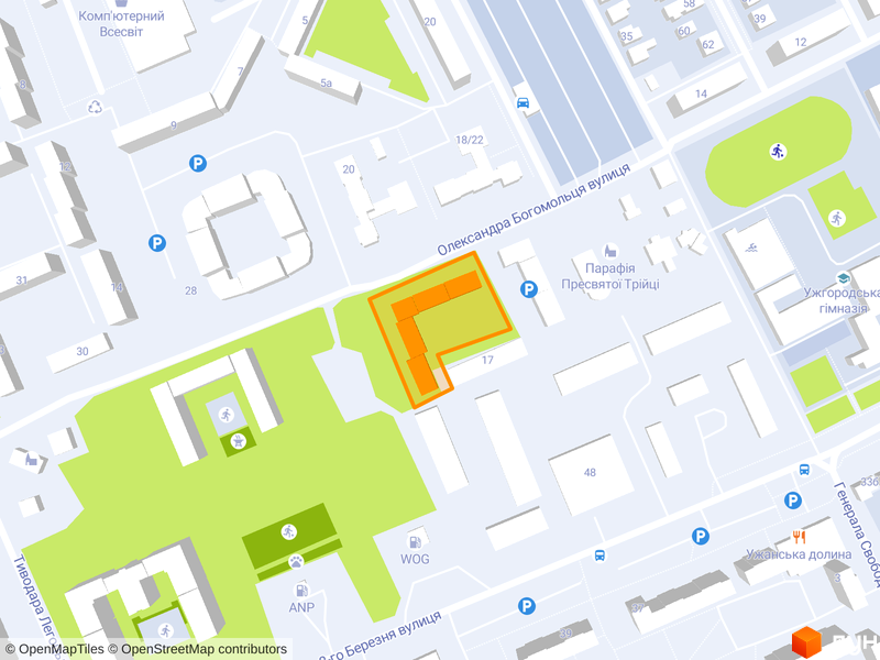 вул. Богомольця, 19