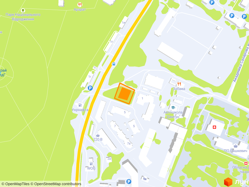 вул. 15 Квітня, вул.  Академіка Сахарова