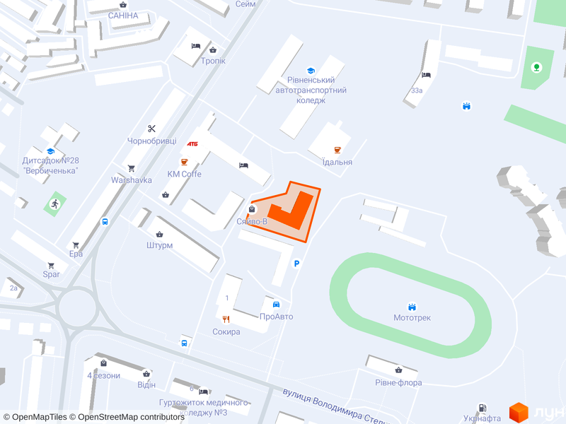 вул. Володимира Стельмаха, 1б