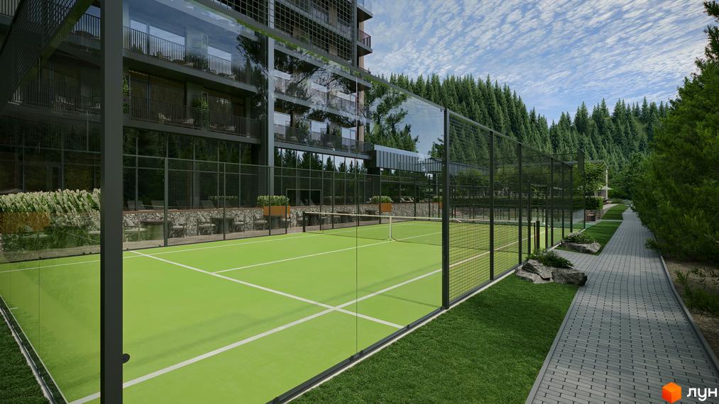 Green Rest: новобудова з панорамним склінням та спортивним майданчиком. Територія комплексу оточена лісом, є доріжки для прогулянок.