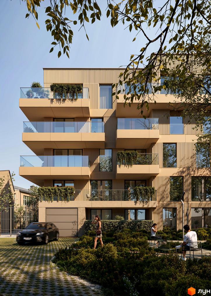 Bernard Gallery - це новобудова з балконами та зеленню, що оточена доглянутою прибудинковою територією з місцями для відпочинку.