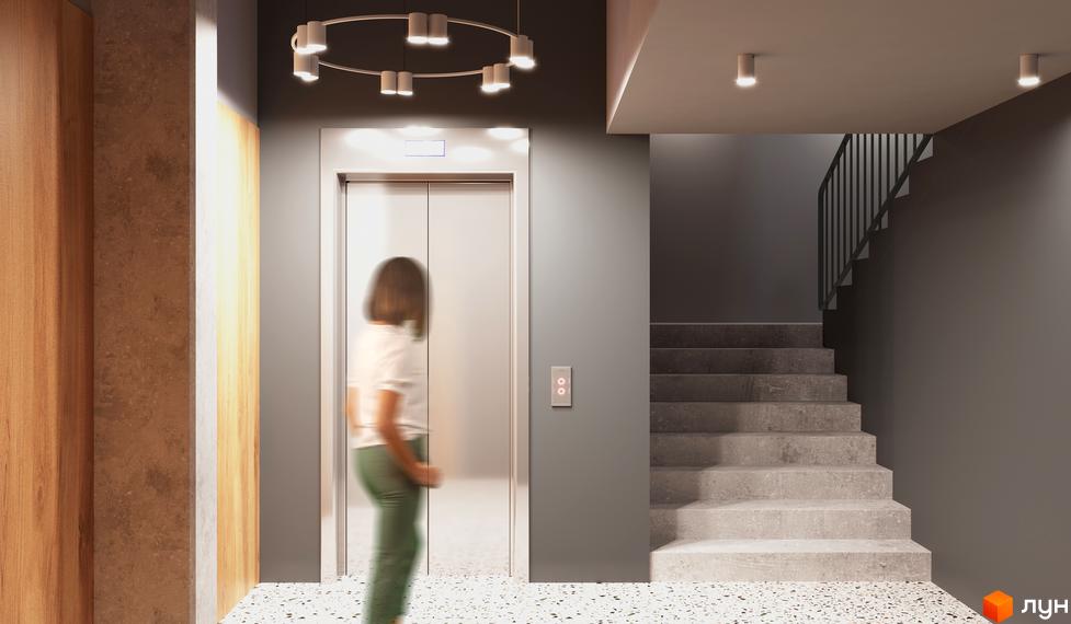 Сучасний вхід у житловий комплекс 