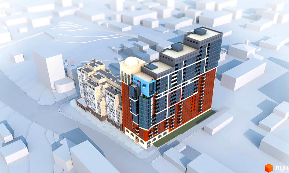 Житловий комплекс Баку - сучасна архітектура та зручна прибудинкова територія. Огляд фасаду та планування території.