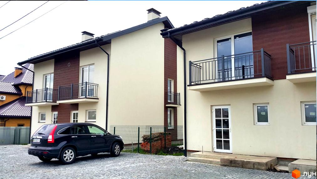 Зовнішній вигляд таунхаусів 