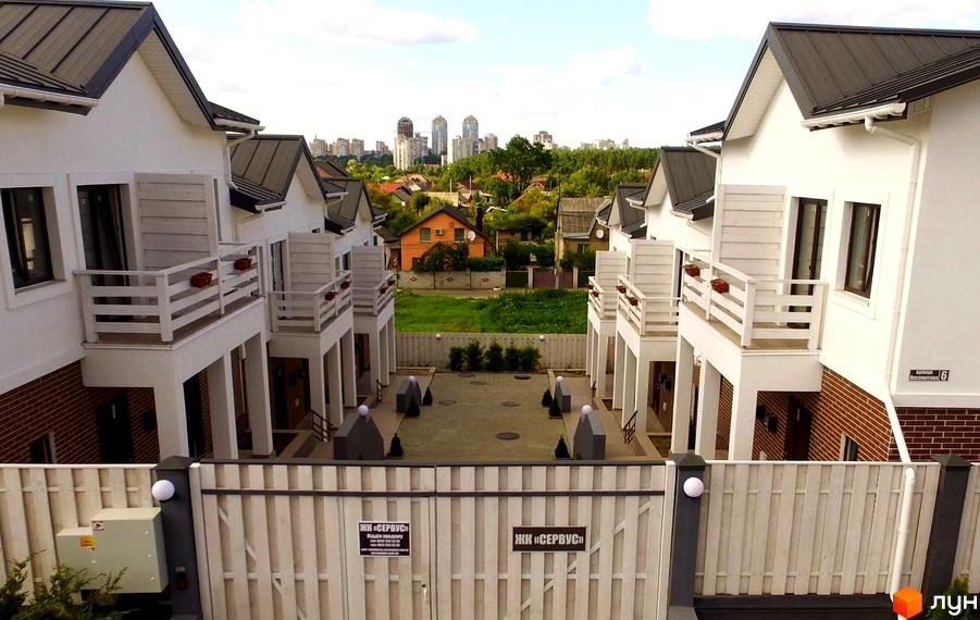 Зовнішній вигляд таунхаусів 