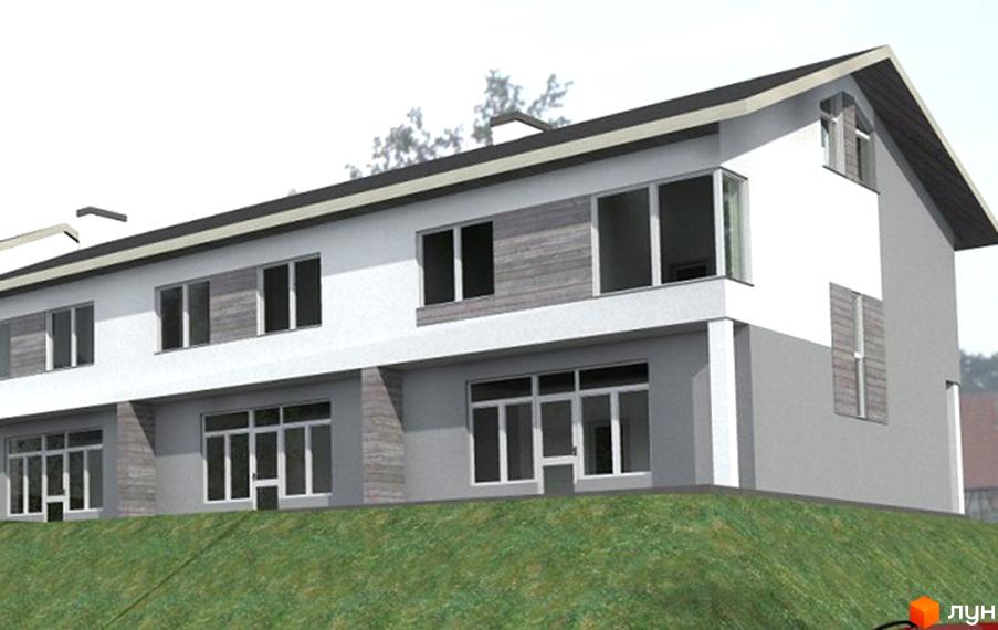 Зовнішній вигляд таунхаусів 