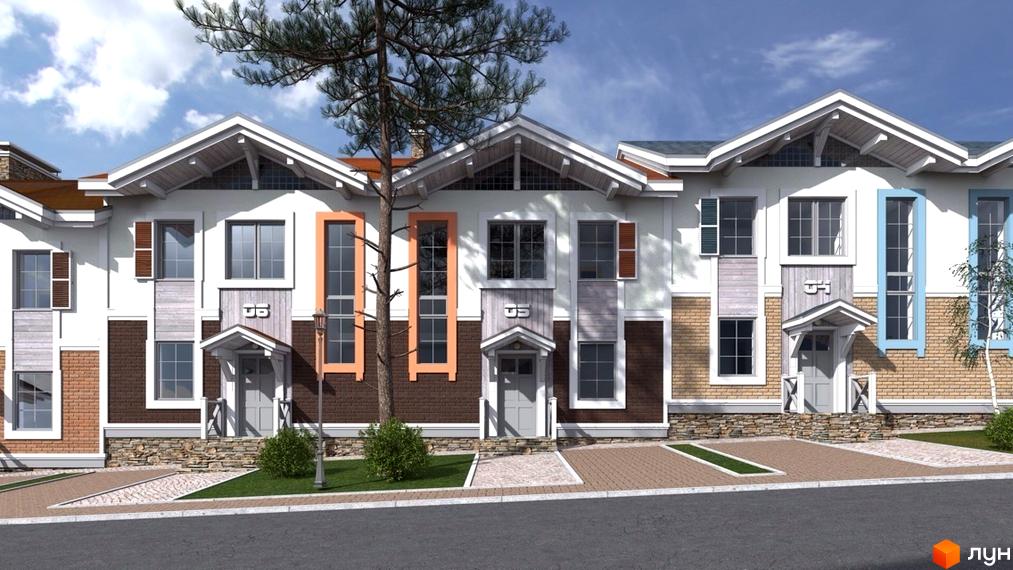 Зовнішній вигляд таунхаусів 