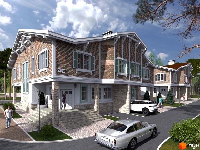 Зовнішній вигляд таунхаусів 