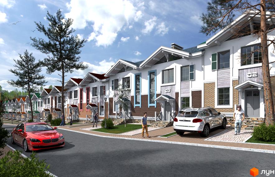 Зовнішній вигляд таунхаусів 