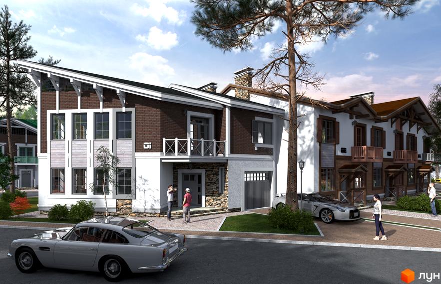 Зовнішній вигляд таунхаусів 