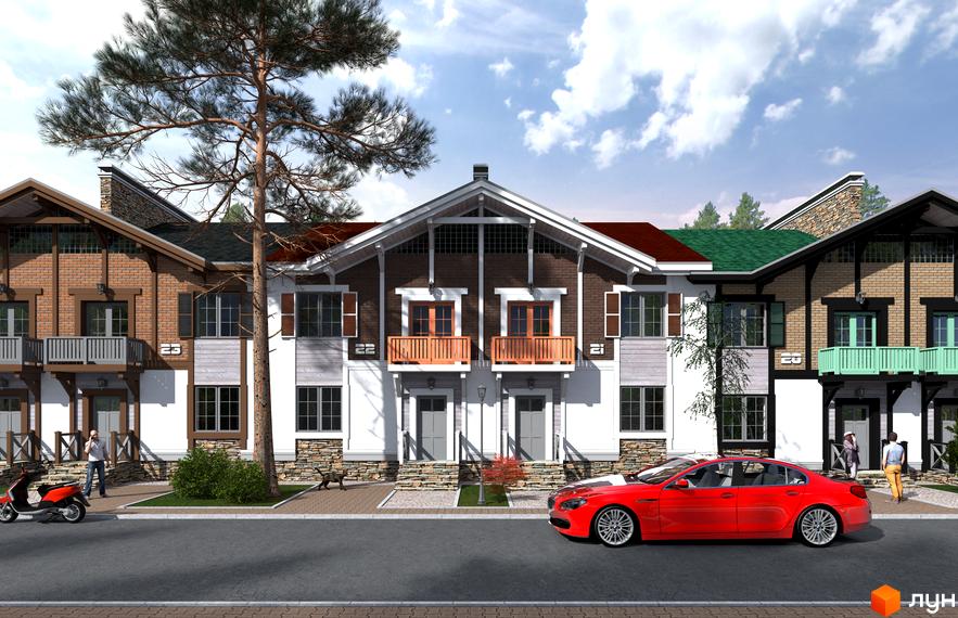 Зовнішній вигляд таунхаусів 