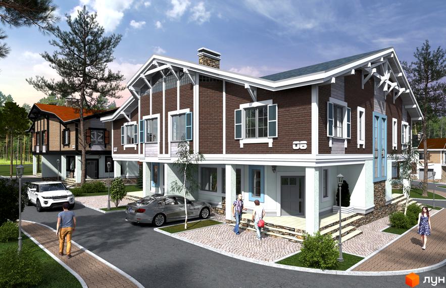 Зовнішній вигляд таунхаусів 