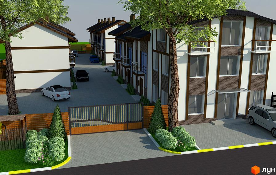 Зовнішній вигляд таунхаусів 
