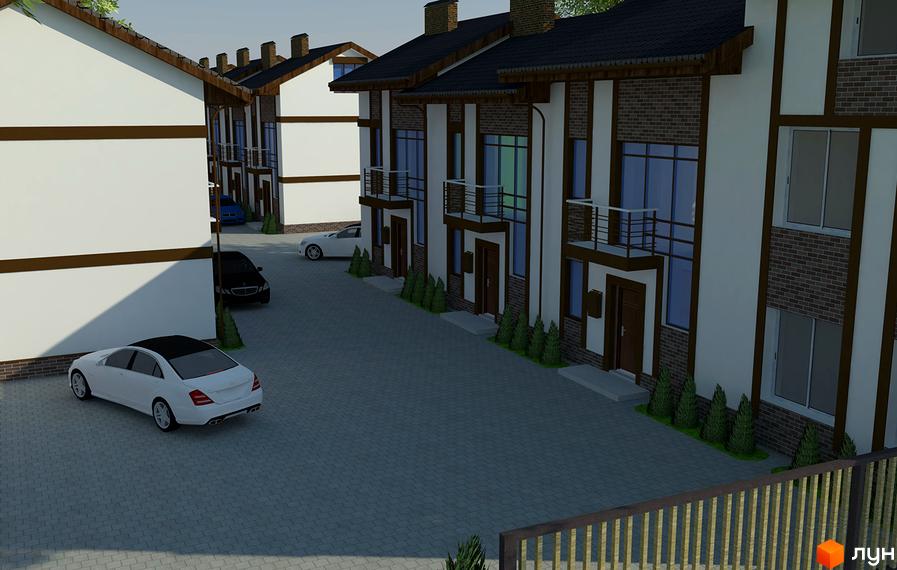 Зовнішній вигляд таунхаусів 