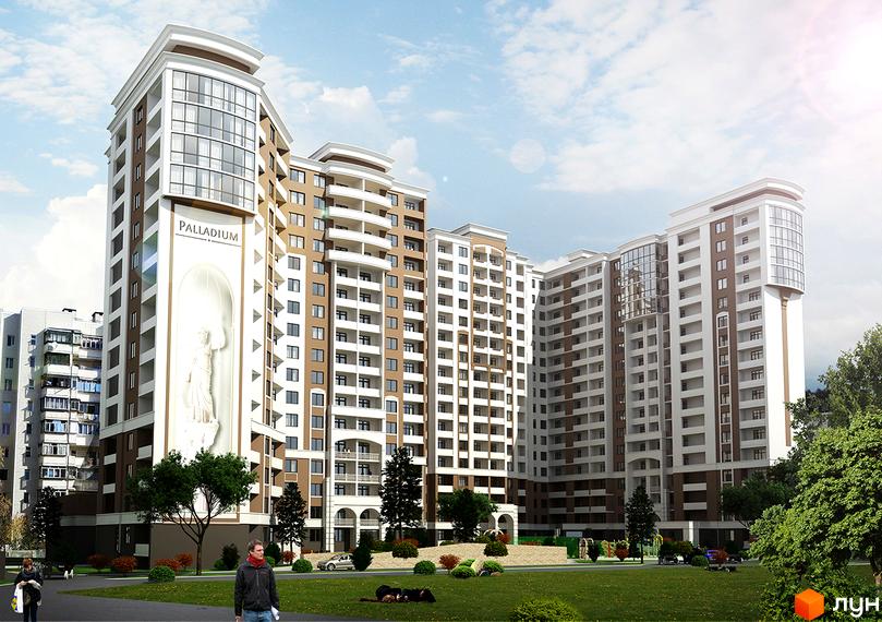Житловий комплекс Palladium – це сучасна новобудова з вишуканою архітектурою та просторою прибудинковою територією, що створює комфортне середовище для життя.