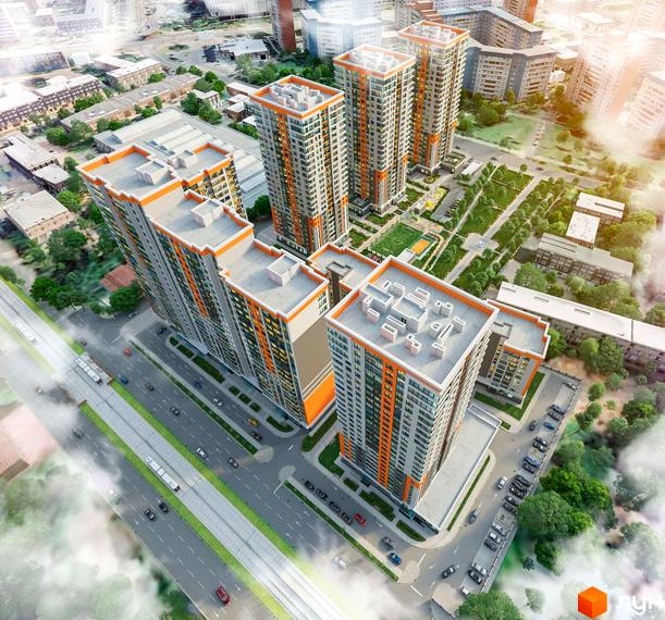 Житловий комплекс Бережанський - сучасна новобудова з яскравим фасадом та упорядкованою прибудинковою територією із зеленими зонами та дитячими майданчиками.