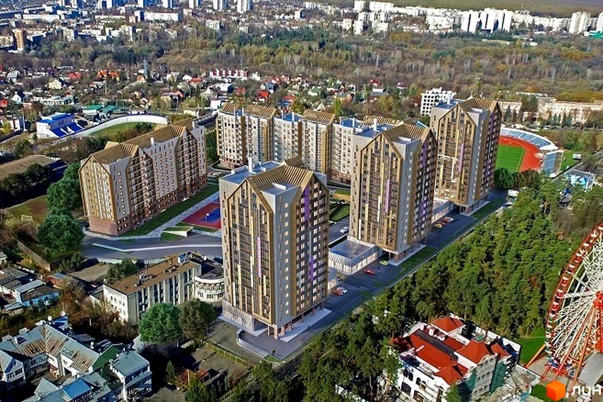Житловий комплекс Люксембург - це сучасна архітектура з багатоповерховими будинками, що мають унікальний дизайн. На території комплексу розташовані зони відпочинку та спортивні майданчики.