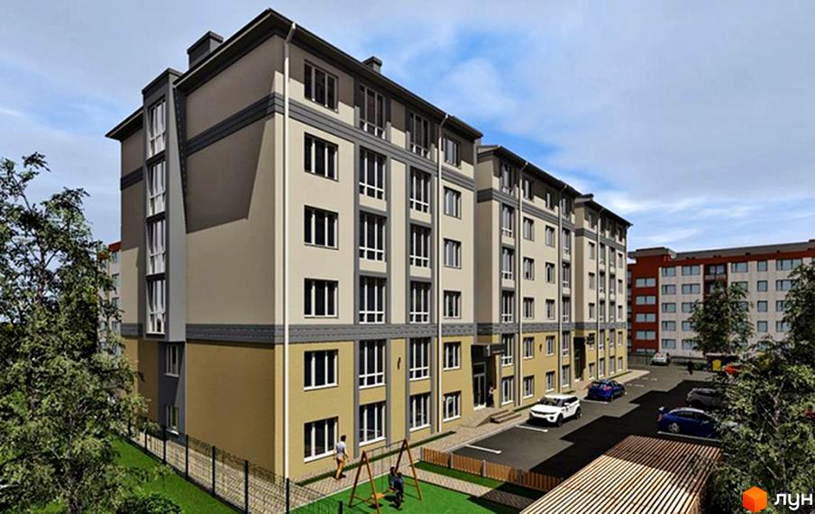 Зовнішній вигляд клубного будинку 