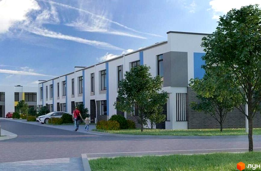 Зовнішній вигляд таунхаусів 