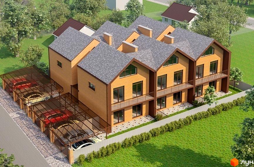 Зовнішній вигляд таунхаусів 