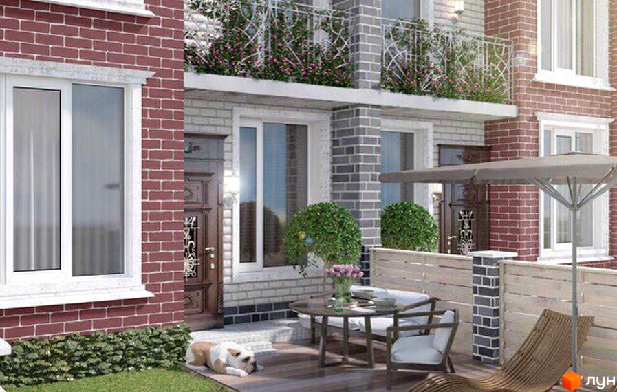 Зовнішній вигляд таунхаусів 