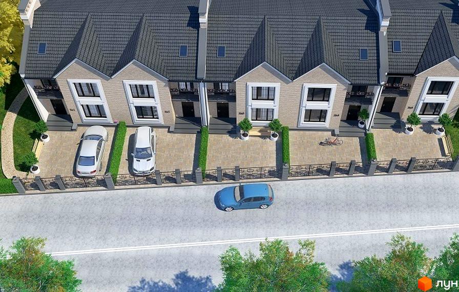 Зовнішній вигляд таунхаусів 