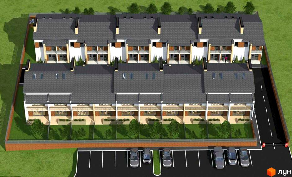 Зовнішній вигляд таунхаусів 