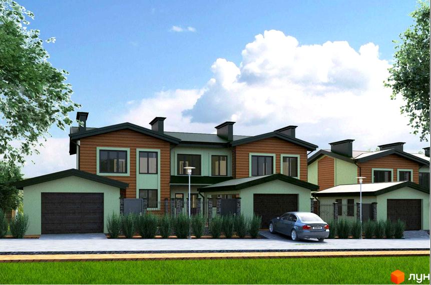 Зовнішній вигляд таунхаусів 