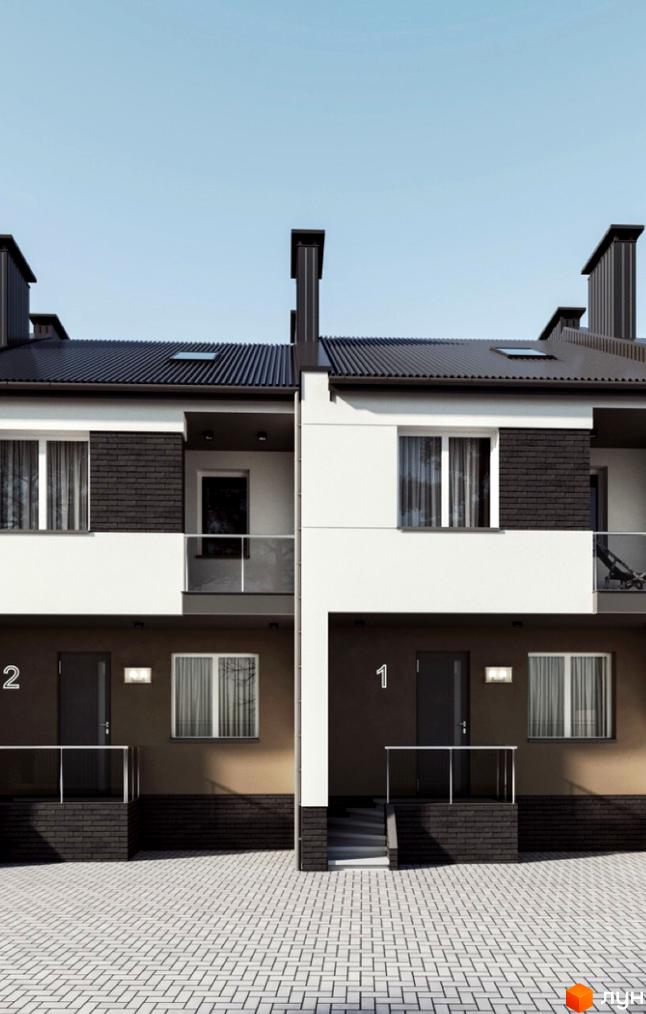 Зовнішній вигляд таунхаусів 