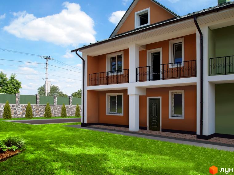 Зображення таунхаусів у Житловому комплексі 