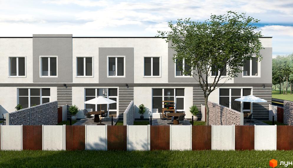 Зовнішній вигляд таунхаусів 