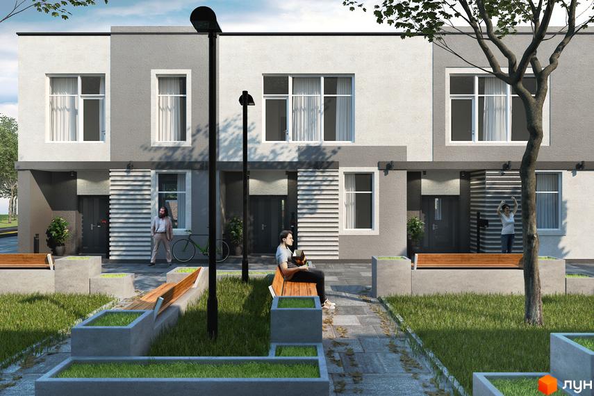 Зовнішній вигляд таунхаусів 