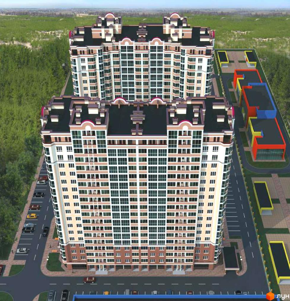 Житловий комплекс Сяйво 2 - це двосекційна 18-поверхова новобудова з цегляним фасадом та панорамним склінням. Територія комплексу облаштована дитячими та спортивними майданчиками, а також зонами для відпочинку.